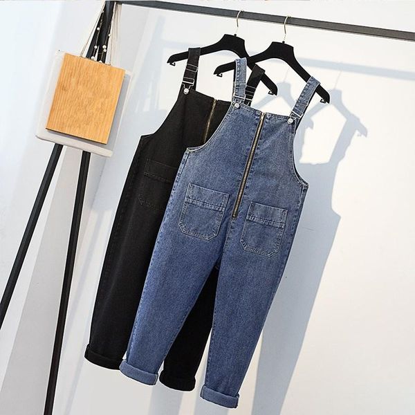 plus size 5xl denim overalls high waist rompers womens jumpsuit black loose boyfriend jeans casual romper women c5397 women's, Blue
plus size 5xl denim overalls high waist rompers womens jumpsuit black loose boyfriend jeans casual romper women c5397 women's, Blue
