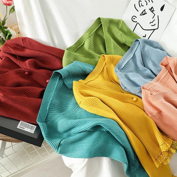 women cardigans sweater v neck solid loose knitwear single breasted casual knit cardigan outwear autumn spring jacket coat women's jack, Black;brown
women cardigans sweater v neck solid loose knitwear single breasted casual knit cardigan outwear autumn spring jacket coat women's jack, Black;brown