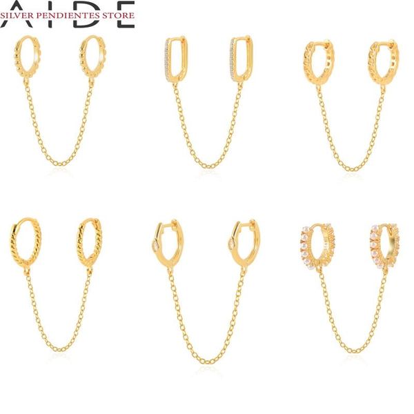 hoop & huggie aide 1pcs 925 sterling silver round pearl earrings for women 2021 trend tassel chain u-shaped diamond aretes de mujer, Golden;silver
hoop & huggie aide 1pcs 925 sterling silver round pearl earrings for women 2021 trend tassel chain u-shaped diamond aretes de mujer, Golden;silver