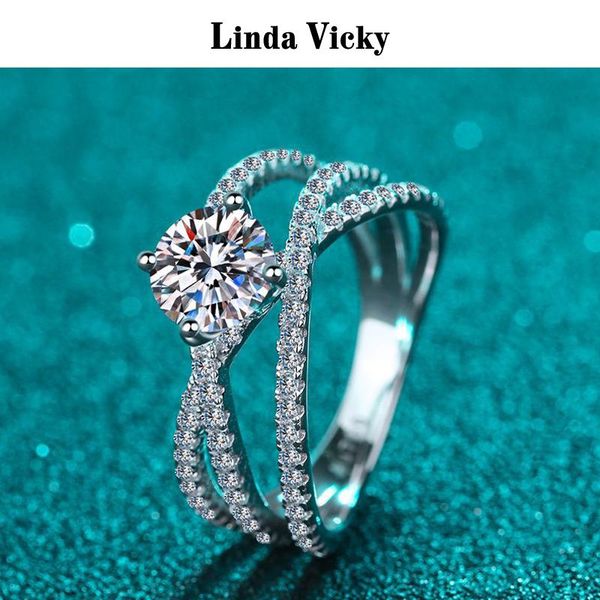cluster rings linda vicky 925 sterling silver diamond ring women luxury fine jewelry girl precious gift 1ct vvs moissanite wedding 2021, Golden;silver
cluster rings linda vicky 925 sterling silver diamond ring women luxury fine jewelry girl precious gift 1ct vvs moissanite wedding 2021, Golden;silver