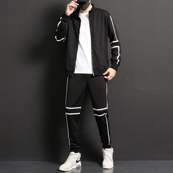 men's tracksuits men sportswear set 2021 hip hop mens tracksuit fitness clothing two pieces long sleeve jacket + pants casual trac, Gray
men's tracksuits men sportswear set 2021 hip hop mens tracksuit fitness clothing two pieces long sleeve jacket + pants casual trac, Gray