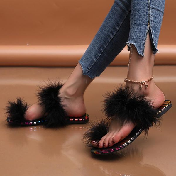 slippers 2021 women flip flops shoes summer flats with flock sandals female casual slides woman house for ladies, Black
slippers 2021 women flip flops shoes summer flats with flock sandals female casual slides woman house for ladies, Black
