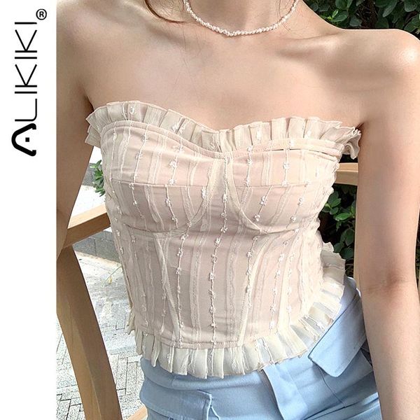 bustiers & corsets women strapless off shoulder tank vest clubwear crop bodycon slim floral corset to wear out, Black;white
bustiers & corsets women strapless off shoulder tank vest clubwear crop bodycon slim floral corset to wear out, Black;white