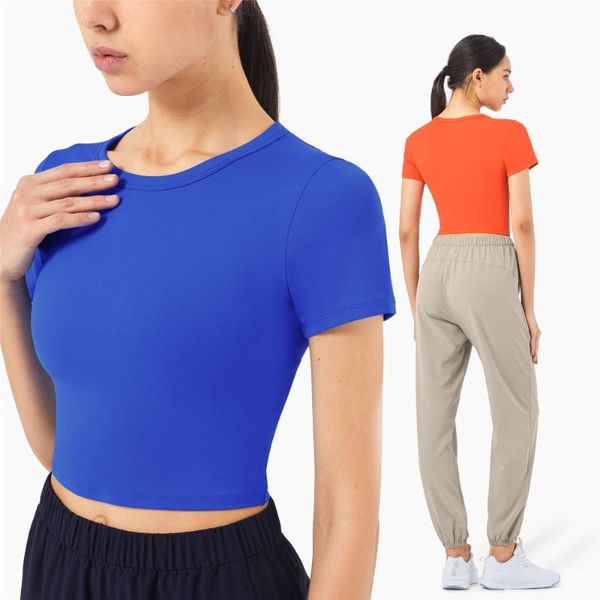 yoga outfit summer casual t-shirt round neck slim fit elastic breathable sports short sleeve fitness suit female
yoga outfit summer casual t-shirt round neck slim fit elastic breathable sports short sleeve fitness suit female