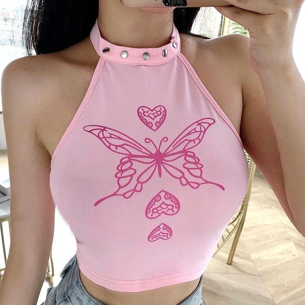 women's tanks & camis sweet halter rivet backless camisole hipster goth print gothic short polyester herringbone cartoon, White
women's tanks & camis sweet halter rivet backless camisole hipster goth print gothic short polyester herringbone cartoon, White