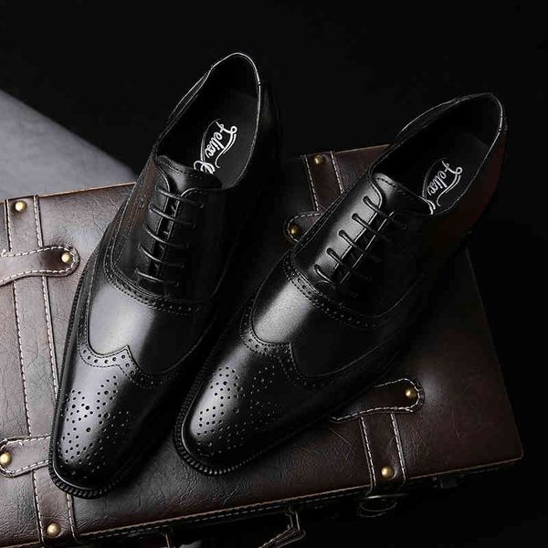 dress shoes classic stylish cow leather brogue male lace shoes even pointed to breathable toe for men of 39-46 22zy, Black
dress shoes classic stylish cow leather brogue male lace shoes even pointed to breathable toe for men of 39-46 22zy, Black