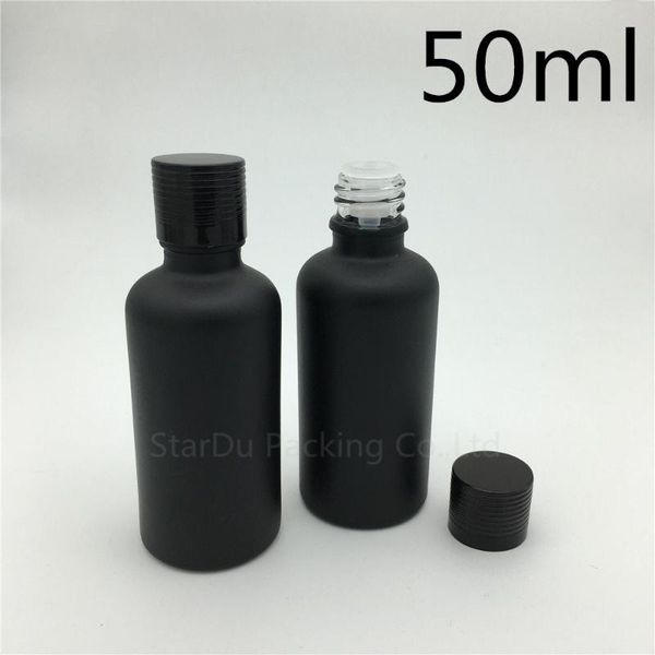 240pcs 50ml black frosted glass bottle vials essential oil with screw cap perfume bottles storage & jars
240pcs 50ml black frosted glass bottle vials essential oil with screw cap perfume bottles storage & jars