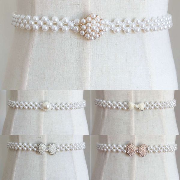 pearl fashion belt power women's knot decoration imitation with drs shirt chain knitting waist cover, Silver
pearl fashion belt power women's knot decoration imitation with drs shirt chain knitting waist cover, Silver