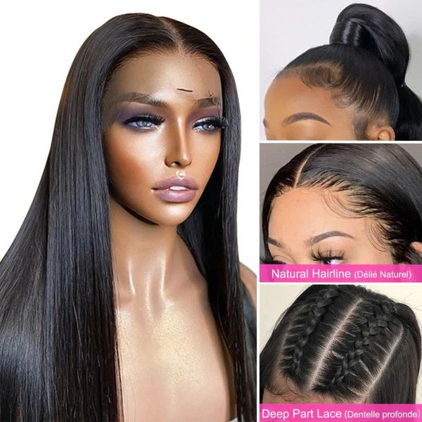 lace wigs alishes hair straight frontal wig human preplucked long 13x4 front for black women non remy 150% density, Black;brown
lace wigs alishes hair straight frontal wig human preplucked long 13x4 front for black women non remy 150% density, Black;brown