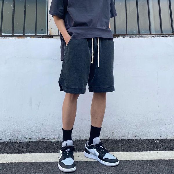 men's shorts summer male 2021 thin five-point pants sports leisure beach basketball loose fitness running ins, White;black
men's shorts summer male 2021 thin five-point pants sports leisure beach basketball loose fitness running ins, White;black