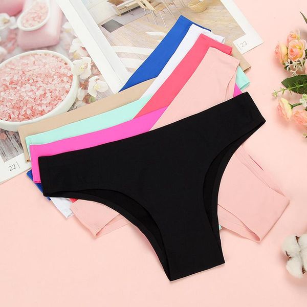 women's panties selling ice silk seamless underwear summer refreshing candy color girl wild simple thin, Black;pink
women's panties selling ice silk seamless underwear summer refreshing candy color girl wild simple thin, Black;pink