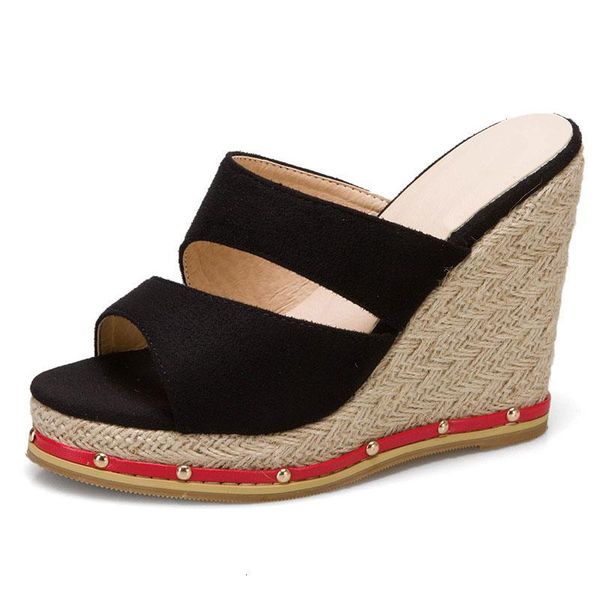 sandals sgesvier fashion slip on straw platform summer wedges high heels woman shoes mules plus size 50 slipper wiun, Black
sandals sgesvier fashion slip on straw platform summer wedges high heels woman shoes mules plus size 50 slipper wiun, Black