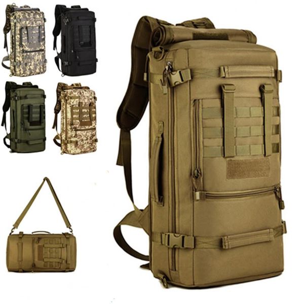 outdoor bags 50l camouflage waterproof canvas travel hand bag men women riding camping training climbing wearproof tactical backpack
outdoor bags 50l camouflage waterproof canvas travel hand bag men women riding camping training climbing wearproof tactical backpack