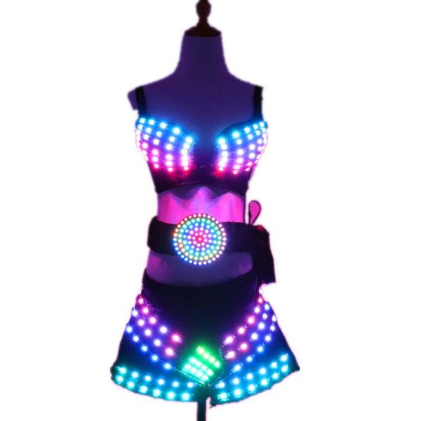 party decoration full color led luminous light skirt girl up costumes with belt ballroom dance outfit dj ds bra suit
party decoration full color led luminous light skirt girl up costumes with belt ballroom dance outfit dj ds bra suit