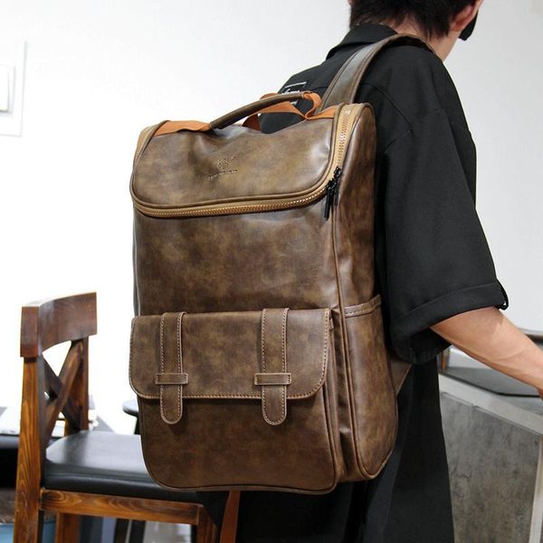 backpack xiao.p fashion men's pu leather backpacks leisure business travel bag large capacity schoolbags computer
backpack xiao.p fashion men's pu leather backpacks leisure business travel bag large capacity schoolbags computer