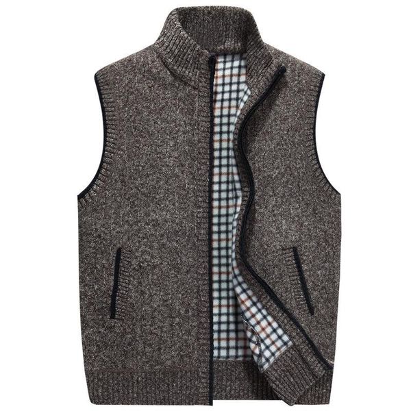 men's vests men wool sweaters vest nice autumn winter thick warm casual cashmere coat sleeveless knitted jacket fleece sweatercoat, Black;white
men's vests men wool sweaters vest nice autumn winter thick warm casual cashmere coat sleeveless knitted jacket fleece sweatercoat, Black;white