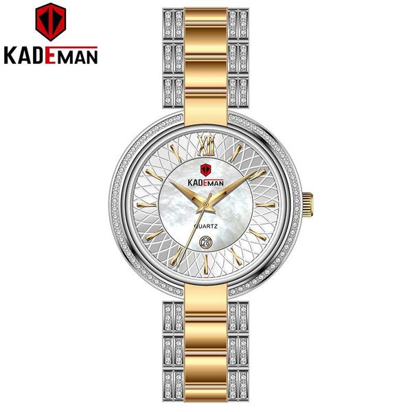 wristwatches kademan women stainless steel exquisite waterproof date watches rhinestone luxury casual quartz watch, Slivery;brown
wristwatches kademan women stainless steel exquisite waterproof date watches rhinestone luxury casual quartz watch, Slivery;brown