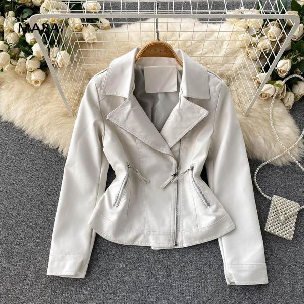 women's leather & faux autumn women black brown khaki jacket ladies turn down collar soft long sleeve slim zipper locomotive pu
women's leather & faux autumn women black brown khaki jacket ladies turn down collar soft long sleeve slim zipper locomotive pu