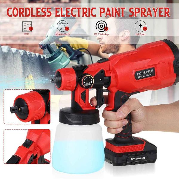professional spray guns 800w electric handheld gun paint sprayer 2000mah high power home airbrush painting car furniture wall woodwork
professional spray guns 800w electric handheld gun paint sprayer 2000mah high power home airbrush painting car furniture wall woodwork