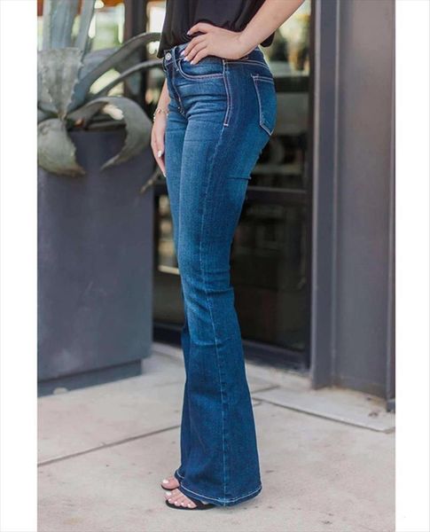 fashion slim high waist womens jean fitted denim trousers vintage flare stretch female classic jeggings pencil pants, Blue
fashion slim high waist womens jean fitted denim trousers vintage flare stretch female classic jeggings pencil pants, Blue
