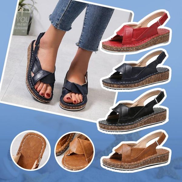 sandals women summer fashion roman vintage solid color flip flop shoes ladies casual platform female #4, Black
sandals women summer fashion roman vintage solid color flip flop shoes ladies casual platform female #4, Black