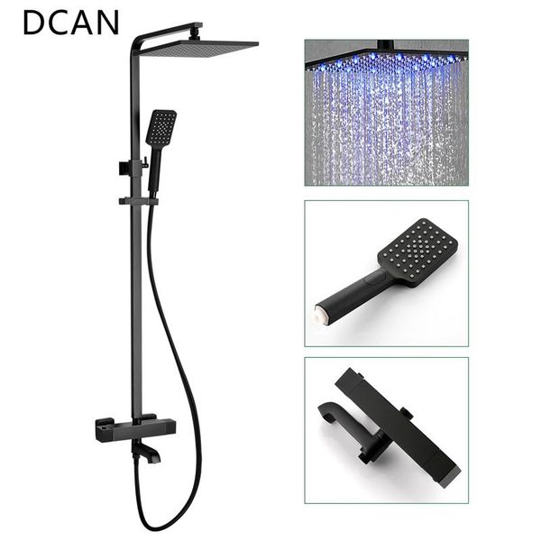 black wall mounted 8x10" rain led shower faucet mixer set &bathroom commodity shelf /swivel tub spout /hand shower/bidet sprayer bathro
black wall mounted 8x10" rain led shower faucet mixer set &bathroom commodity shelf /swivel tub spout /hand shower/bidet sprayer bathro
