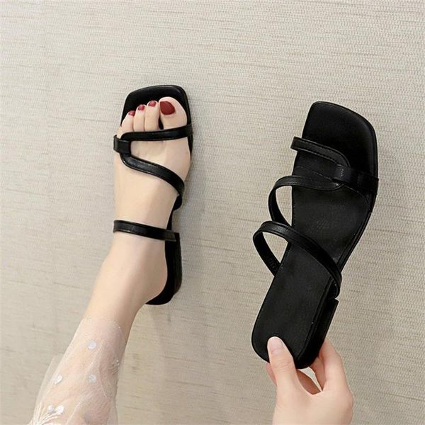 slippers women summer korean version fish mouth shoes 2021 ladies thick heel set toe sandals sandale compensée, Black
slippers women summer korean version fish mouth shoes 2021 ladies thick heel set toe sandals sandale compensée, Black