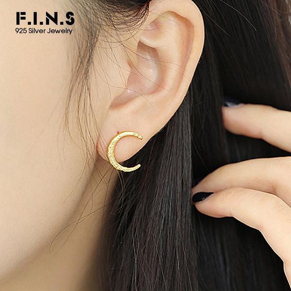 stud f.i.n.s korean s925 sterling silver earrings gold uneven moon female simple crescent for women, Golden;silver
stud f.i.n.s korean s925 sterling silver earrings gold uneven moon female simple crescent for women, Golden;silver