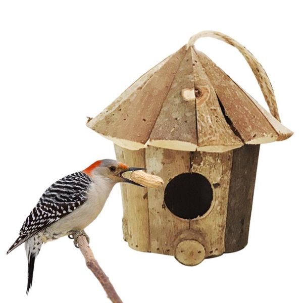 outside wooden bird house ventilation hanging nest shelter habitat for small chickadees sparrows cages
outside wooden bird house ventilation hanging nest shelter habitat for small chickadees sparrows cages