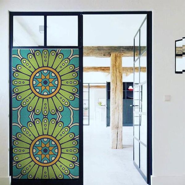 window stickers mandala film frosted privacy glass door for living room or bathroom home decor gs039
window stickers mandala film frosted privacy glass door for living room or bathroom home decor gs039