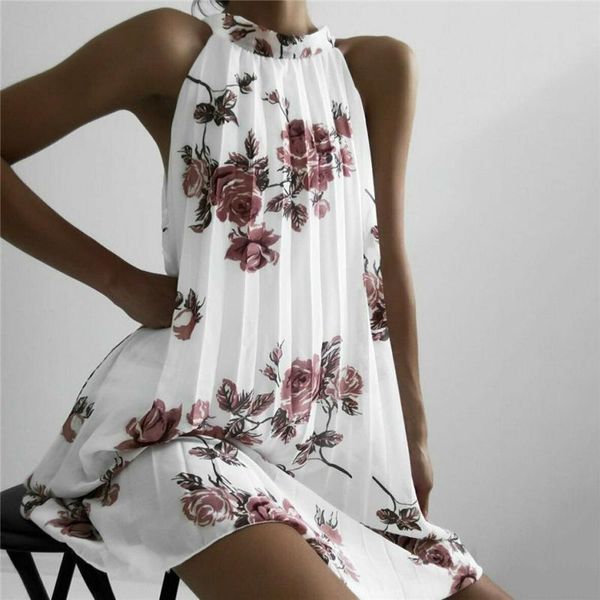 casual dresses fashion women boho beach summer sleeveless halter floral dress elegant off shoulder loose sundress ladies dames streetwear, Black;gray
casual dresses fashion women boho beach summer sleeveless halter floral dress elegant off shoulder loose sundress ladies dames streetwear, Black;gray