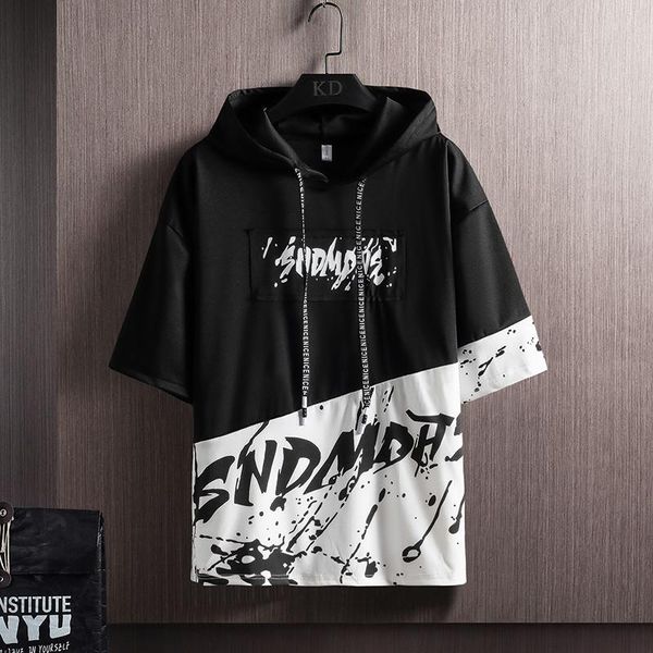 men's t-shirts korean version of the trendy t-shirt hooded splash ink printing youth summer thin daily casual short-sleeved, White;black
men's t-shirts korean version of the trendy t-shirt hooded splash ink printing youth summer thin daily casual short-sleeved, White;black