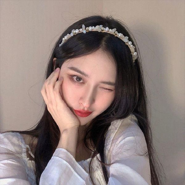hair accessories retro baroque court style pearl headband korean temperament band female hairpin headdress clip net red tide, Slivery;white
hair accessories retro baroque court style pearl headband korean temperament band female hairpin headdress clip net red tide, Slivery;white