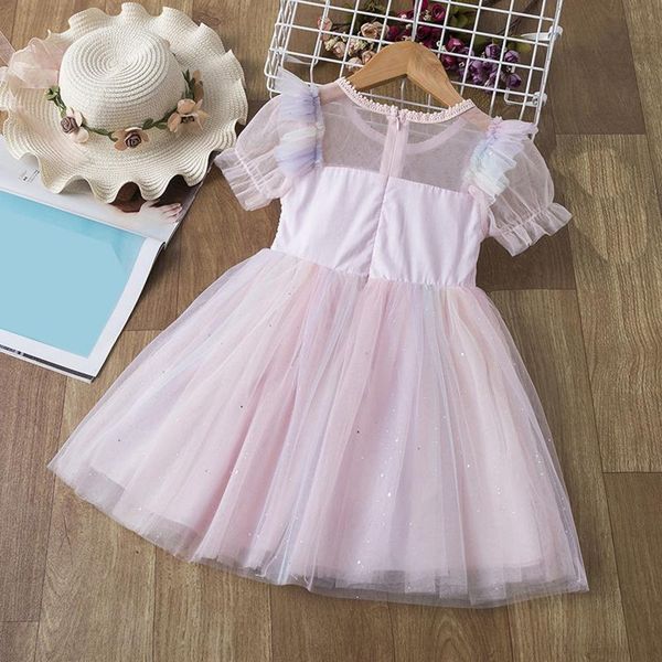 girl's dresses summer girl tulle dress girls sky colorful rainbow puff sleeve princess baby birthday party clothes 2-7 years ropa, Red;yellow
girl's dresses summer girl tulle dress girls sky colorful rainbow puff sleeve princess baby birthday party clothes 2-7 years ropa, Red;yellow