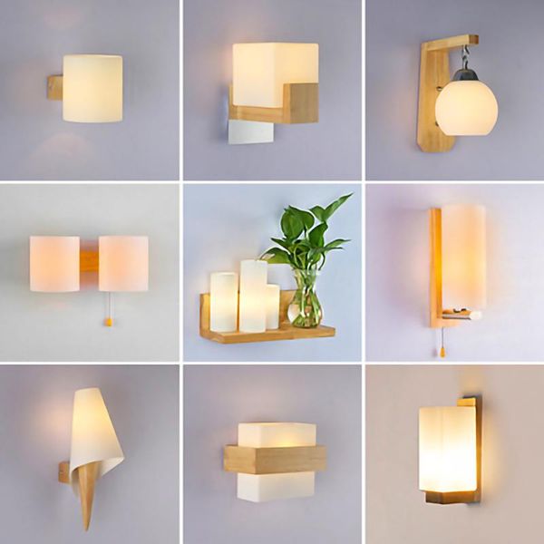 wall lamps nordic modern e27 led lamp wood glass lampshade sconces light indoor lighting home decor bedroom kitchen living room study
wall lamps nordic modern e27 led lamp wood glass lampshade sconces light indoor lighting home decor bedroom kitchen living room study