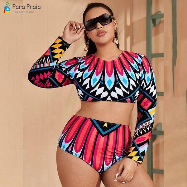women's swimwear para praia 2021 national print high waist bikini long sleeve swimsuit women push up set plus size s-2xl, White;black
women's swimwear para praia 2021 national print high waist bikini long sleeve swimsuit women push up set plus size s-2xl, White;black