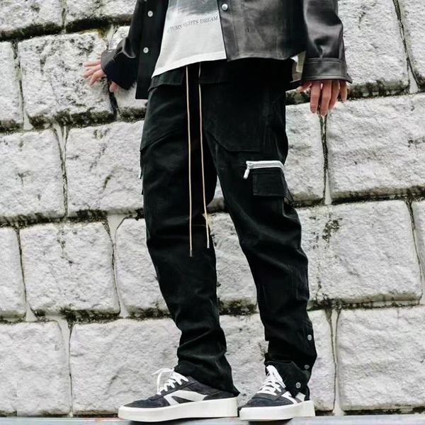 men's pants 21ss 1:1 baggy jeans loose fit overalls pant street men women hip hop, Black
men's pants 21ss 1:1 baggy jeans loose fit overalls pant street men women hip hop, Black