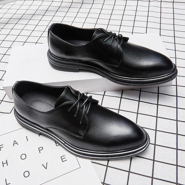 dress shoes leather mens classic basic black derby minimalist formal suit business bureau round toe wedding groom
dress shoes leather mens classic basic black derby minimalist formal suit business bureau round toe wedding groom