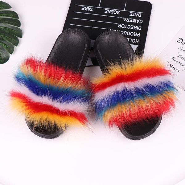 party fur slippers women real slides furry flat sandals female cute fluffy shoes woman home flip flops luxury shoe, Black
party fur slippers women real slides furry flat sandals female cute fluffy shoes woman home flip flops luxury shoe, Black