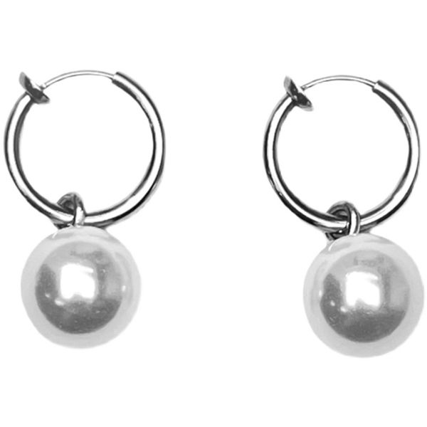 pearl earrings, no pierced ear clips, couples, the same trend, hip-hop wild tide brand accessories, Silver
pearl earrings, no pierced ear clips, couples, the same trend, hip-hop wild tide brand accessories, Silver