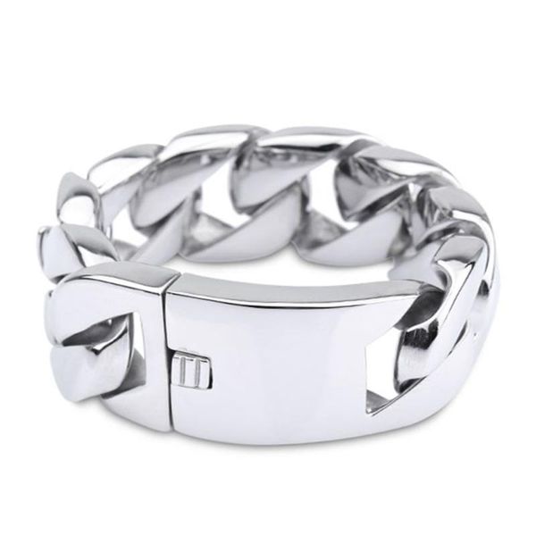 link chain big wide hand thick bracelet men cool punk stainless steel jewelry fashion men's bracelets & bangleslink, Black
link chain big wide hand thick bracelet men cool punk stainless steel jewelry fashion men's bracelets & bangleslink, Black
