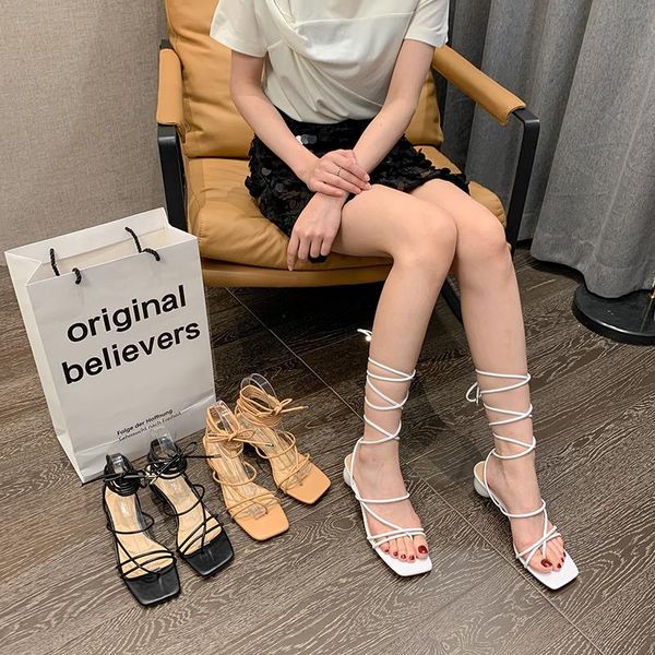 arrivals square clip toe cross strap fashion women sandals round black/white/beige narrow band lace up 41
arrivals square clip toe cross strap fashion women sandals round black/white/beige narrow band lace up 41