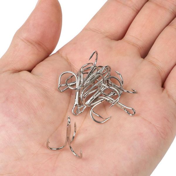 50pcs/lot fishing hooks high steel carbon material treble hook round folded saltwater bass 4# 6# 8# 10#12 tackle tool
50pcs/lot fishing hooks high steel carbon material treble hook round folded saltwater bass 4# 6# 8# 10#12 tackle tool