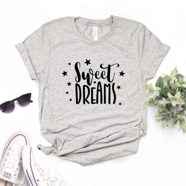 sweet dreams print women tshirt cotton casual funny t shirt gift for lady yong girl street tee women's t-shirt, White
sweet dreams print women tshirt cotton casual funny t shirt gift for lady yong girl street tee women's t-shirt, White