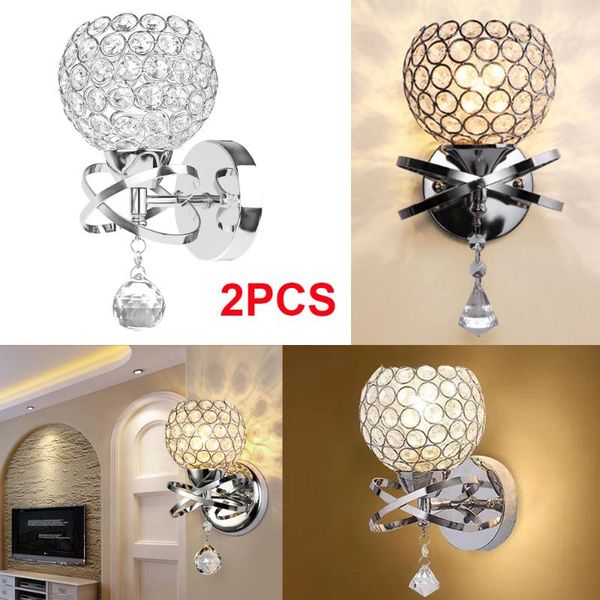 wall lamp 2pcs sconce crystal light simple creative warm bedroom bedside lights iron + 220v lamps
wall lamp 2pcs sconce crystal light simple creative warm bedroom bedside lights iron + 220v lamps