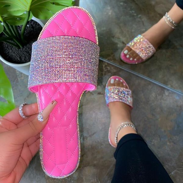 spring/summer candy color flat outdoor beach slippers diamond-shaped leather home women sandals all-match fashion, Black
spring/summer candy color flat outdoor beach slippers diamond-shaped leather home women sandals all-match fashion, Black