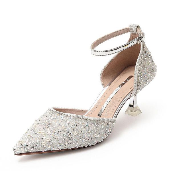 dress shoes 2021 ladies ankle strap crystal pumps women thin high heels wedding woman spring summer pointed toe sandals 34-40, Black
dress shoes 2021 ladies ankle strap crystal pumps women thin high heels wedding woman spring summer pointed toe sandals 34-40, Black