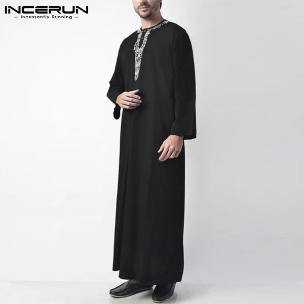 ethnic clothing incerun men printed muslim jubba thobe o neck long sleeve casual robes dubai middle east caftan islamic arabic kaftan s-5xl, Red
ethnic clothing incerun men printed muslim jubba thobe o neck long sleeve casual robes dubai middle east caftan islamic arabic kaftan s-5xl, Red