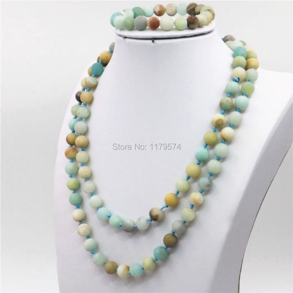 earrings & necklace 8mm natural stone amazonite chain bracelet sets girls christmas gifts jewelry making beads ornaments 36inch, Silver
earrings & necklace 8mm natural stone amazonite chain bracelet sets girls christmas gifts jewelry making beads ornaments 36inch, Silver