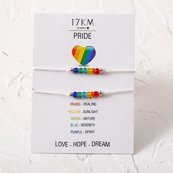 tennis 2 pcs/set mixed rainbow glass beads rope bracelet string friendship beaded card gay lesbian wish gift couple pride lucky jewelry, Golden;silver
tennis 2 pcs/set mixed rainbow glass beads rope bracelet string friendship beaded card gay lesbian wish gift couple pride lucky jewelry, Golden;silver